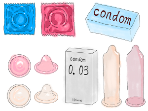 コンドームのイラスト